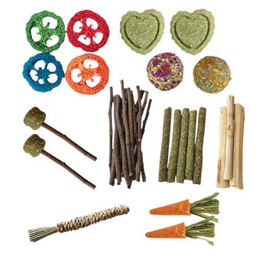 xowwyue Kaninchen Spielzeug Set Kauspielzeug Hasen Hamster Beißspielzeug Set Nagerspielzeuge Chinchilla Zahnpflege Für Kleine Haustiere, Käfigzubehör Für Rennmäuse 17x17x6cm xowwyue Kaninchen Spielzeug Set Kauspielzeug Hasen Hamster Beißspielzeug Set Nagerspielzeuge Chinchilla Zahnpflege Für Kleine Haustiere, Käfigzubehör Für Rennmäuse 17x17x6cm von xowwyue