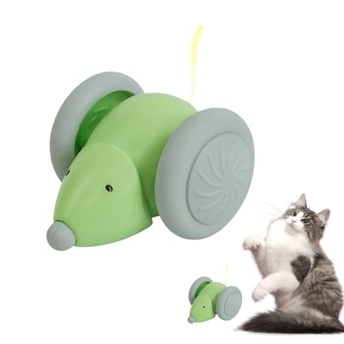xowwyue Katzen-Maus-Spielzeug, bewegliches Katzenspielzeug, Mäuse für Indoor-Katzen, elektrisch, Smart-Touch-aktiviert, Haustierzubehör für Übungen, Langeweile, Innenbereich, 6,5 x 4 cm xowwyue Katzen-Maus-Spielzeug, bewegliches Katzenspielzeug, Mäuse für Indoor-Katzen, elektrisch, Smart-Touch-aktiviert, Haustierzubehör für Übungen, Langeweile, Innenbereich, 6,5 x 4 cm von xowwyue