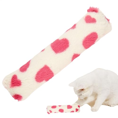 xowwyue Kissen für Hauskatzen, beruhigendes Kauspielzeug im Liebesstil, weiches beruhigendes Zubehör, Indoor-Kätzchen-Übung, Knistergeräusch-Spiel mit Rasselpapier für gelangweilte Haustiere xowwyue Kissen für Hauskatzen, beruhigendes Kauspielzeug im Liebesstil, weiches beruhigendes Zubehör, Indoor-Kätzchen-Übung, Knistergeräusch-Spiel mit Rasselpapier für gelangweilte Haustiere von xowwyue