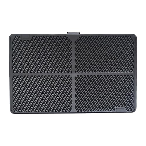 xowwyue Litter Mat - wasserdichte Katzenklo Unterlage | Zusammenklappbare Große Matte Für Wohnzimmer Und Innenbereich Katzenfutterplatz von xowwyue