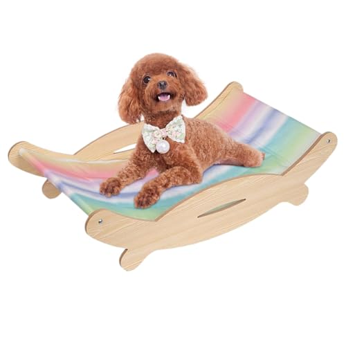 xowwyue Lounge Stuhl Cat, Holzkatze Lounge Stuhl - Kätzchenbett Couch Kühlung | Puppy Lounger Couch kratzfestes, multifunktionales Kätzchen-Hängemattenbett für Zuhause xowwyue Lounge Stuhl Cat, Holzkatze Lounge Stuhl - Kätzchenbett Couch Kühlung | Puppy Lounger Couch kratzfestes, multifunktionales Kätzchen-Hängemattenbett für Zuhause von xowwyue