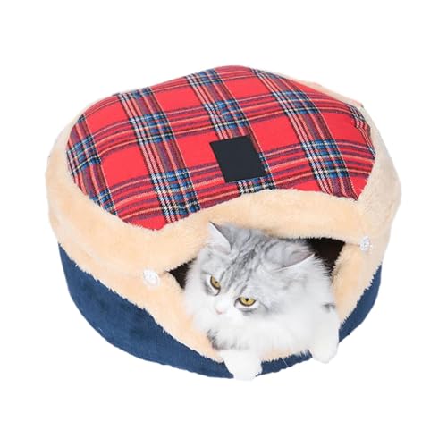 xowwyue Plüsch-Wintermöbel Haustierbett | Doppelmodus-Design Katzenbett | Bequemes Haustierbett Katzennest Gemütliche Wärme für Katzen und kleine Hunde xowwyue Plüsch-Wintermöbel Haustierbett | Doppelmodus-Design Katzenbett | Bequemes Haustierbett Katzennest Gemütliche Wärme für Katzen und kleine Hunde von xowwyue