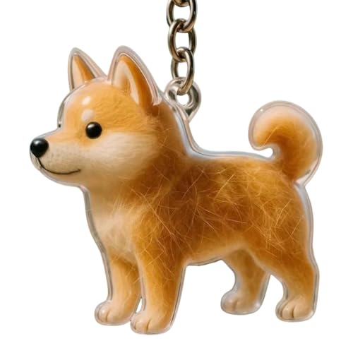 xowwyue Schlüsselanhänger Für Tierhaare, Transparente Aufbewahrungsbox Für Hunde Und Katzenhaare, Hundehaar Sammler Gedenkflasche Für Hundeliebhaber,Damen, Männer 5x2x3 cm von xowwyue