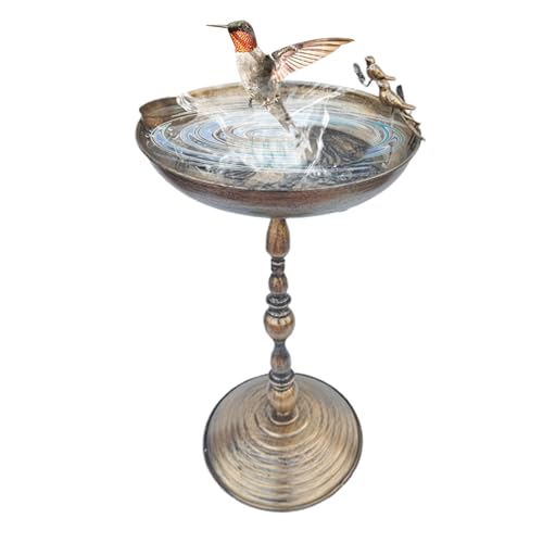 xowwyue Vogeltränke Stehend Vogelbad Für Draußen Garten, Metall Vogelbecken Futter Schüssel Wassertränke Für Vögel, Vogelfutterstation Für Kolibri, Sittich, Terrasse, Hof 73x33 cm xowwyue Vogeltränke Stehend Vogelbad Für Draußen Garten, Metall Vogelbecken Futter Schüssel Wassertränke Für Vögel, Vogelfutterstation Für Kolibri, Sittich, Terrasse, Hof 73x33 cm von xowwyue