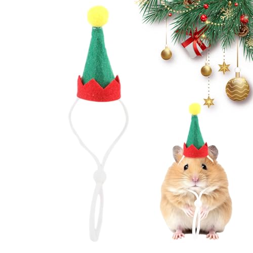 xowwyue Weihnachtshut für Haustiere, Huhn, Kleintier-Kostüm, Hut für Weihnachten, Rot, kleine Weihnachtshut mit verstellbarem Gummiband für Hamster, Meerschweinchen, Chinchilla xowwyue Weihnachtshut für Haustiere, Huhn, Kleintier-Kostüm, Hut für Weihnachten, Rot, kleine Weihnachtshut mit verstellbarem Gummiband für Hamster, Meerschweinchen, Chinchilla von xowwyue