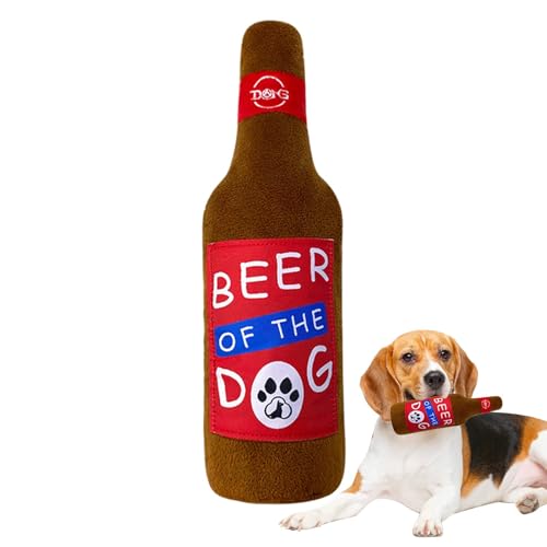 xowwyue Weinflasche Hundespielzeug Quietschend Plüsch Quietschspielzeug Bierflaschen Plüschtier Kauspielzeug Für Hunde, Haustierbedarf Für Kleine, Mittelgroße Und Große Hunderassen 28cm xowwyue Weinflasche Hundespielzeug Quietschend Plüsch Quietschspielzeug Bierflaschen Plüschtier Kauspielzeug Für Hunde, Haustierbedarf Für Kleine, Mittelgroße Und Große Hunderassen 28cm von xowwyue