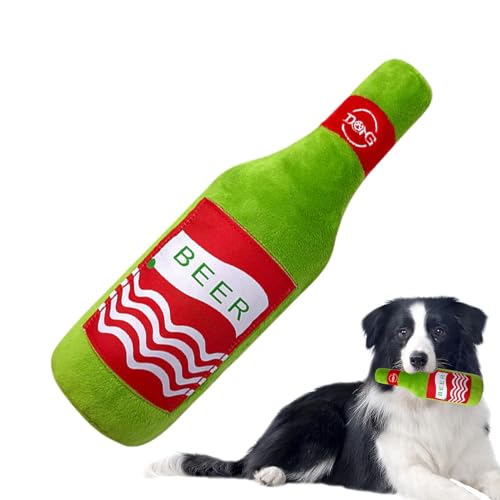 xowwyue Weinflasche Hundespielzeug Quietschend Plüsch Quietschspielzeug Bierflaschen Plüschtier Kauspielzeug Für Hunde, Haustierbedarf Für Kleine, Mittelgroße Und Große Hunderassen 28cm xowwyue Weinflasche Hundespielzeug Quietschend Plüsch Quietschspielzeug Bierflaschen Plüschtier Kauspielzeug Für Hunde, Haustierbedarf Für Kleine, Mittelgroße Und Große Hunderassen 28cm von xowwyue
