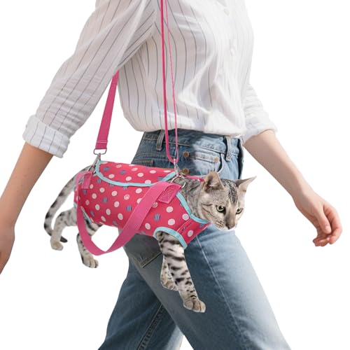 Hundetragetasche bis 2.5kg, Tragetasche Hund für Kleine Hunde und Katzen, Angenehm Tragetuch Hund, Atmungsaktiv, Hundetasche für Outdoor-Aktivitäten und Spaziergänge Fahrradtouren, Pink Hundetragetasche bis 2.5kg, Tragetasche Hund für Kleine Hunde und Katzen, Angenehm Tragetuch Hund, Atmungsaktiv, Hundetasche für Outdoor-Aktivitäten und Spaziergänge Fahrradtouren, Pink von xtemtoamz