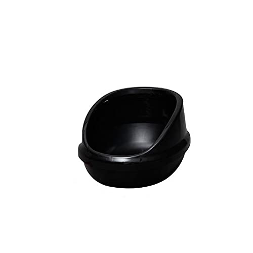 xuejaunshop Katzentoilette, halbgeschlossenes Design, teilbare Katzentoilette, große glatte Linie, Katzentoilette, spritzwassergeschützt, Katzenbedarf, Haustiertoilette (Farbe: A) von xuejaunshop