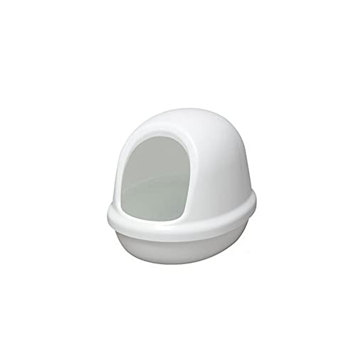 xuejaunshop Katzentoilette, klassische Katzentoilette, halbgeschlossene Katzentoilette, separat, leicht zu reinigende Katzentoilette, Haustiertoilette (Farbe: C) von xuejaunshop