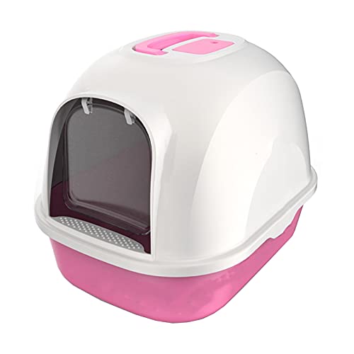 xuejaunshop Katzentoilette, vollständig geschlossene Katzentoilette mit Kapuze und Fronteingang, Geruch, schließende Tür, Katzentoilette, Katzenstreu, Schaufel, Katzenbedarf, Haustiertoilette (Farbe xuejaunshop Katzentoilette, vollständig geschlossene Katzentoilette mit Kapuze und Fronteingang, Geruch, schließende Tür, Katzentoilette, Katzenstreu, Schaufel, Katzenbedarf, Haustiertoilette (Farbe von xuejaunshop