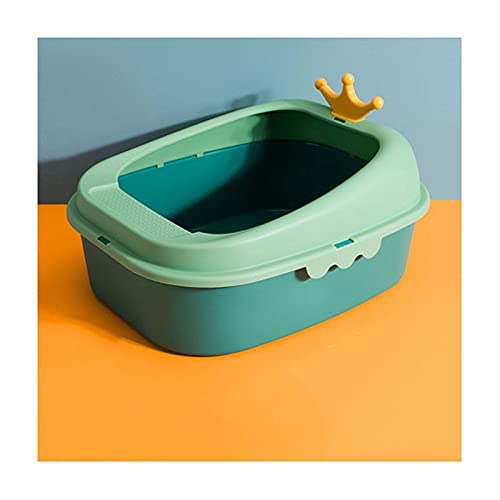 xuejuanshop Katzentoilette für Katzen, Katzentoilette, groß, geräumig, für einfache Reinigung, Haustiertoilette (Farbe : A) von xuejuanshop