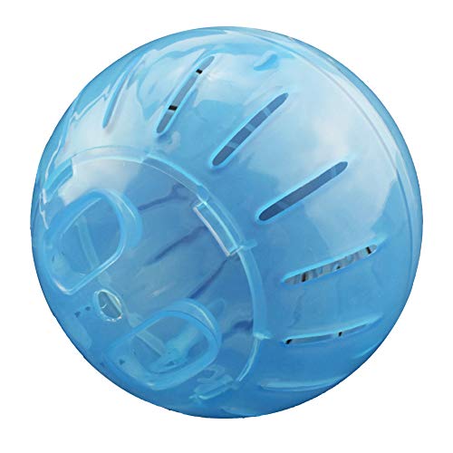 xueren Hamster-Ball, Hamster-Laufrad, Haustier-Nager, Mini-Jogging-Ball, Hamster, Kunststoff, transparent, Trot Ball, Spielzeug lindert Langeweile und erhöht die Aktivität (12 cm) von HUAOLAWQ