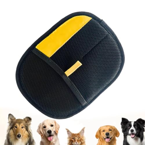 Wiederverwendbarer Handschuh zur Tierhaarentfernung, Handschuh zur Tierhaarentfernung for Katzen und Hunde, doppelseitige Tierpflegehandschuhe for Haustiere, vielseitige Tierpflegehandschuhe(1pcs) von xywlmiegen