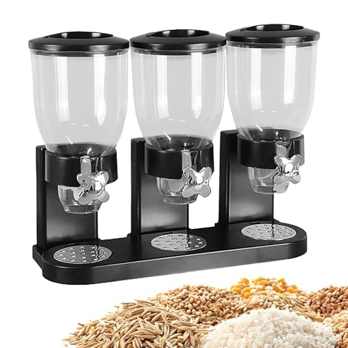 Futterspender Und Wasserspender Für Haustiere - Set Zur Fütterung Von Hund Katze Futterstation Futterautomat Trockenfutter Katze,Automatischer & Wassertränker von yakermur