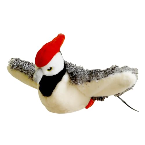 yakermur Flattern Bird Cat Toy, Vogelspielzeug für Katzen - Flappy Bird Cat Toy Flying,Interaktive Bewegung aktiviertes Chirping Realistic wiederaufladbar Plüsch für die Innenspiel -Spielsjagd yakermur Flattern Bird Cat Toy, Vogelspielzeug für Katzen - Flappy Bird Cat Toy Flying,Interaktive Bewegung aktiviertes Chirping Realistic wiederaufladbar Plüsch für die Innenspiel -Spielsjagd von yakermur