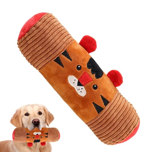 yakermur Hunde -Zahnenspielzeug, Kauspielzeug für Welpen | Weiche Zylinder Tiger Quietschende Plüsch -Seilspielzeug,Hundezahnreinigung Kauspiel, Haustier Stressabbau für Gesundheit, Haustiere, yakermur Hunde -Zahnenspielzeug, Kauspielzeug für Welpen | Weiche Zylinder Tiger Quietschende Plüsch -Seilspielzeug,Hundezahnreinigung Kauspiel, Haustier Stressabbau für Gesundheit, Haustiere, von yakermur