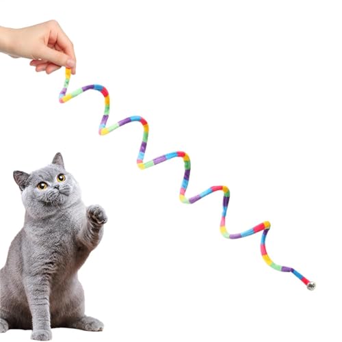 yakermur Kätzchen Springspielzeug, Katzenspielzeugfedern | Elastic Plüsch Interactive Cat Spring Tube Toy,Kleine Rassenjagd interaktives Kauspiel Langeweile Buster yakermur Kätzchen Springspielzeug, Katzenspielzeugfedern | Elastic Plüsch Interactive Cat Spring Tube Toy,Kleine Rassenjagd interaktives Kauspiel Langeweile Buster von yakermur