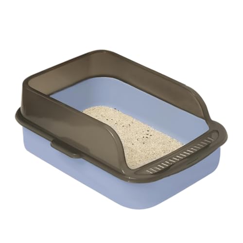 yakermur Offene Katzentoilette, offene Oberseite, Geruchskontrolle, auslaufsicher, hygienische Katzentoilette, auslaufsicher, hohe Seiten, leicht zu reinigende Kätzchentoilette für Kätzchen, Haustiere yakermur Offene Katzentoilette, offene Oberseite, Geruchskontrolle, auslaufsicher, hygienische Katzentoilette, auslaufsicher, hohe Seiten, leicht zu reinigende Kätzchentoilette für Kätzchen, Haustiere von yakermur