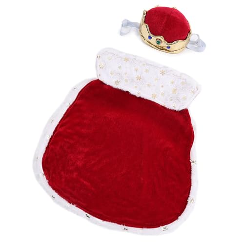 Atmungsaktive Hundekleidung mit Kronenhut, bequemes Haustierkostüm, Cosplay-Zubehör, Urlaub, Halloween, Dressingup-Outfit, Hundekleidungsset Atmungsaktive Hundekleidung mit Kronenhut, bequemes Haustierkostüm, Cosplay-Zubehör, Urlaub, Halloween, Dressingup-Outfit, Hundekleidungsset von yanwuwa