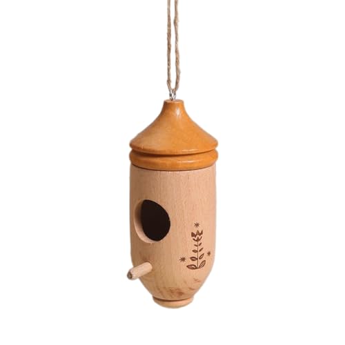 Papageien Vogelnest aus Naturholz, Gartendekoration, hängendes Vogelhaus für Hamster, Meerschweinchen, Vögel, Häuser, Lebensräume von yanwuwa
