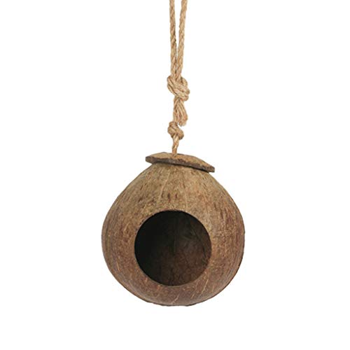 Vogelhaus zum Aufhängen, mit Leiter, Naturfaser, Brutnest für Papageien, Kanarienvögel Vogelhaus zum Aufhängen, mit Leiter, Naturfaser, Brutnest für Papageien, Kanarienvögel von yanwuwa
