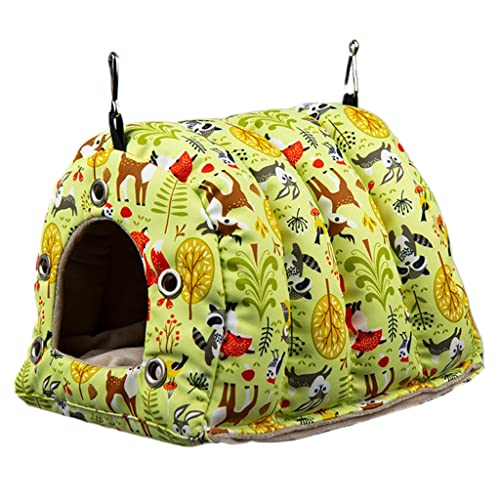 Vogelnest Hängebett für Käfig Winter Warmes Haus Plüschzelt Papagei Kuscheln zum Schlafen Spielen & Ausruhen Vogelnest Hängebett für Käfig Winter Warmes Haus Plüschzelt Papagei Kuscheln zum Schlafen Spielen & Ausruhen von yanwuwa