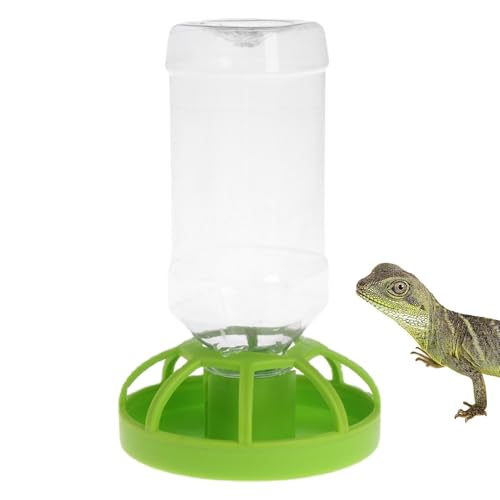 Automatischer Wasserspender Für Reptilien Schildkröten Wasserschale Reptilien Wasserspender Terrarium Wasserschale Schildkröten Wasserspendere Mit Flasche Futter- Und Wassernapf Für Frösche, Spinnen von yanzisura