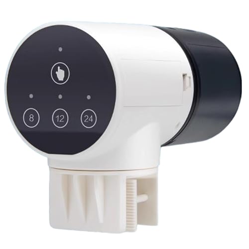 yanzisura Aquarium-Futterspender – automatischer Futterspender mit Timer, Fisch-Futterspender, 3 Geschwindigkeiten, Futtertankspender für Pellets, Flocken yanzisura Aquarium-Futterspender – automatischer Futterspender mit Timer, Fisch-Futterspender, 3 Geschwindigkeiten, Futtertankspender für Pellets, Flocken von yanzisura