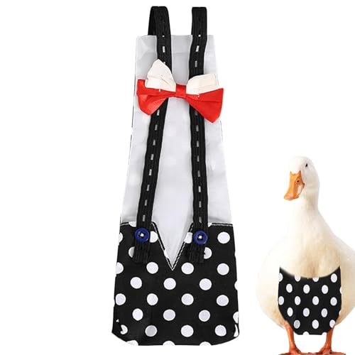 yanzisura Hühnerwindeln, Windeln für Enten,Haustier-Hühnerwindel - Wiederverwendbare Entenwindeln, verstellbare Haustierwindel mit Fliege, Geflügelwindeln für Ente, Huhn yanzisura Hühnerwindeln, Windeln für Enten,Haustier-Hühnerwindel - Wiederverwendbare Entenwindeln, verstellbare Haustierwindel mit Fliege, Geflügelwindeln für Ente, Huhn von yanzisura