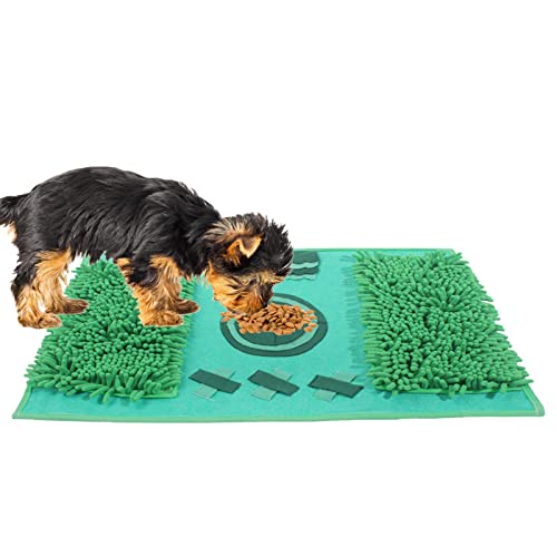 yanzisura Schnüffelmatte für Haustiere, Schnüffelmatte für Hunde - Interaktive, rutschfeste Schnüffelmatte aus Flanell,Tragbarer, multifunktionaler, Faltbarer, langsamer Futterspender, von yanzisura