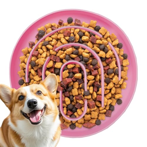 yanzisura Slow Feeder Hundenapf | Slow Down Eating Katze Hund Futternapf | Silikon Futterhalter Gesunde Ernährung Runde Schale für Indoor Outdoor Gewürfelt Huhn Frischkäse yanzisura Slow Feeder Hundenapf | Slow Down Eating Katze Hund Futternapf | Silikon Futterhalter Gesunde Ernährung Runde Schale für Indoor Outdoor Gewürfelt Huhn Frischkäse von yanzisura