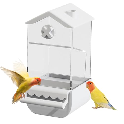 Automatischer Spender Für Cage Birds-Anti-Splash-Spender Für Sittiche, Anti-Flaboubuts-Tank Für Calopsits Und Perücken Mit Verteilungssystem von ycezw