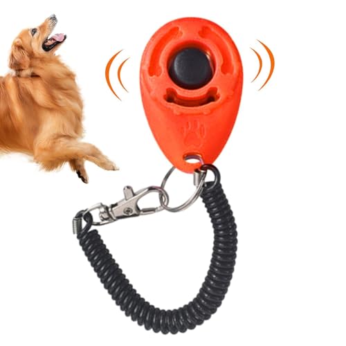 Clicker Trainer für Hunde – Verstellbarer Clicker für Haustiere, tragbares Trainingsgerät | Einfach zu bedienendes Sound-Werkzeug, positive Verstärkung, Trainingshilfe für Hunde Clicker Trainer für Hunde – Verstellbarer Clicker für Haustiere, tragbares Trainingsgerät | Einfach zu bedienendes Sound-Werkzeug, positive Verstärkung, Trainingshilfe für Hunde von ycezw