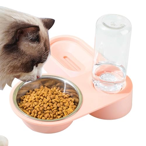 Futter- Und Tränke Für Haustiere, Automatische Futter- Und Tränke Für Katzen | 2-in-1 Rotierender Futternapf | Tragbare Heimtierbedarf, Futter- Und Tränke Für Haustiere, Automatische Futter- Und Tränke Für Katzen | 2-in-1 Rotierender Futternapf | Tragbare Heimtierbedarf, von ycezw