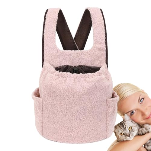 Haustier-Rucksack – Transporttasche für Haustiere auf der Vorderseite für Katzen, bequemer und atmungsaktiver Frontrucksack für Hunde, Zubehör für Haustiere mit Seitentaschen Haustier-Rucksack – Transporttasche für Haustiere auf der Vorderseite für Katzen, bequemer und atmungsaktiver Frontrucksack für Hunde, Zubehör für Haustiere mit Seitentaschen von ycezw
