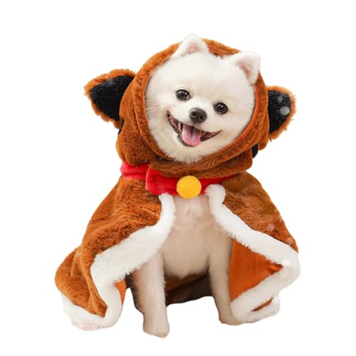 Haustierumhang für Hunde, Winterumhang für Hunde, Winterumhang für Hunde, dicker Hundeumhang, Haustierkleidung Kostüm von ycezw