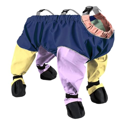 Hunde-Stiefel, Stiefel in Form einer Hundepfote, Hose für Haustiere – wasserdichte Schuhe für Haustiere, Stiefel mit verstellbaren Trägern von ycezw
