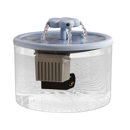 Katzenbrunnen 1,2L - Automatischer Hundefutterspender, Leiser Trinknapf | Indoor Haustier Trinkstation, Ständige Frischwasserversorgung, Küche von ycezw