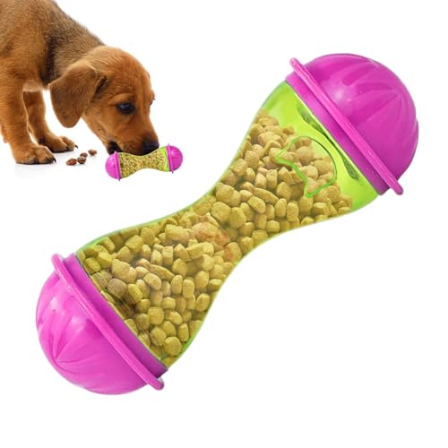 Leckerli-Spender Welpenspielzeug | Interaktiver Hunde-Puzzle-Ball-Futterspender | Langsames Füttern Anreicherungsspielzeug mit Futterleck-Design für intelligentes Spielen | Langlebiges Kauspielzeug von ycezw