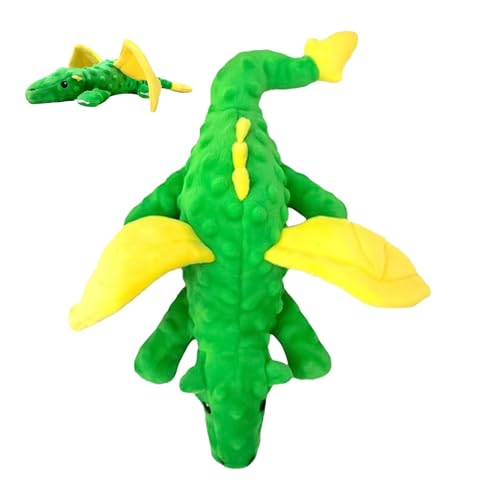 Plüschtier für Hunde: Plüschtier für Hunde, niedliches Quietschspielzeug für Hunde, Dinosaurier Spielzeug für Hunde, innovatives Trainingszubehör, Plüschspielzeug von ycezw