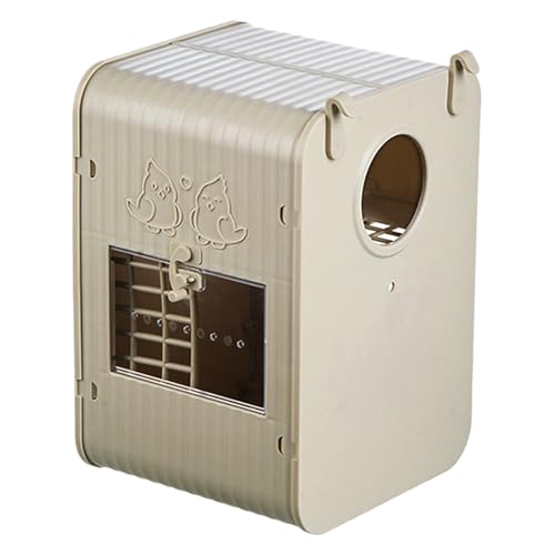 Vogel Nest Box | CALOPITETE WEDTH Nest Box | Geräumiger Dekorativer Schutz Mit Integrierter Leiter Zum Füttern Von Naturgarten Balkon von ycezw