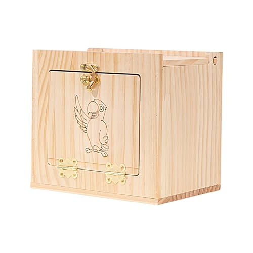 Vogelkästen für Vögel, Nistkästen für Wellensittiche, transparentes Holz aus Acryl, für Wellensittiche, Schildkröten, Calopsittes, Papageienkupplung, Vogelhaus Vogelkästen für Vögel, Nistkästen für Wellensittiche, transparentes Holz aus Acryl, für Wellensittiche, Schildkröten, Calopsittes, Papageienkupplung, Vogelhaus von ycezw