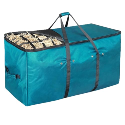 Ziegenheunfuttermittel: Aufbewahrungsbeutel, hängender Scheunentransporter | Robuste Futtertasche mit verstärktem Gurt, tragbarer Organizer für Ziegenheunfuttermittel: Aufbewahrungsbeutel, hängender Scheunentransporter | Robuste Futtertasche mit verstärktem Gurt, tragbarer Organizer für von ycezw