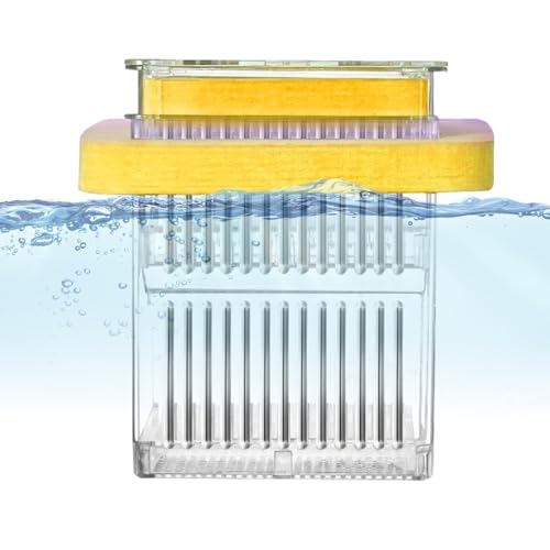 ycezw Fish Schlüpfbox, Guppy Züchterbox | schwimmender Inkubator-Reservierer von Fish Hatchery – Isolationsfall für Inkubator für das Leben im Wasser, klar für Betta- von ycezw