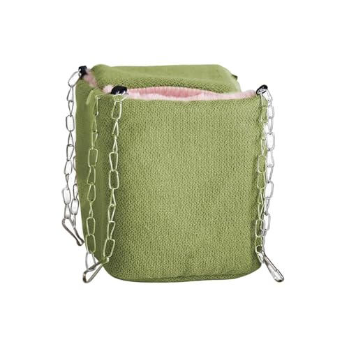 ycezw Hängematte für Frettchen für Käfig, Hängematte für Hamster, Eichhörnchen, Hamster, Chinchilla, warmes Bett, Zuckergleiter, Eichhörnchenbett, Schaukel für Hamster, Eichhörnchen, Frettchen von ycezw