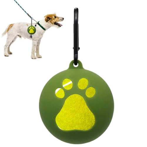 ycezw Hundeballhalter-Clip | weicher Silikon-Tennisballträger für bequemes Hände-Training, stabiles Haustierzubehör für tägliche Spaziergänge, ideal für alle Rassen und Standardbälle während des von ycezw