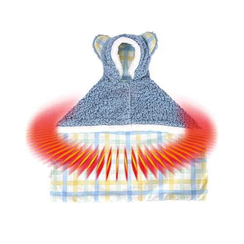 ycezw Hundedecke, Decke für kleine Haustiere – Thermodecke für Hunde, kreativer Wintermantel für Hunde und Katzen, mit Hut, dicke Decke ycezw Hundedecke, Decke für kleine Haustiere – Thermodecke für Hunde, kreativer Wintermantel für Hunde und Katzen, mit Hut, dicke Decke von ycezw