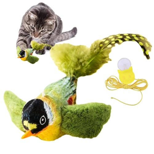 ycezw Katzenspielzeug für Katzen, Vögel, interaktives Spielzeug für Katzen, Vogel, Spielzeug für Katzen, Vogel | Kätzchenspielzeug durch Berührung aktiviert, niedliches Katzenspielzeug, ycezw Katzenspielzeug für Katzen, Vögel, interaktives Spielzeug für Katzen, Vogel, Spielzeug für Katzen, Vogel | Kätzchenspielzeug durch Berührung aktiviert, niedliches Katzenspielzeug, von ycezw