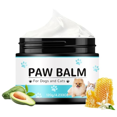 ycezw Pfotenbalsam – Pfoten-Pad-Lotion, 120 g, Hundepfotenschutz für heißen Gehweg, feuchtigkeitsspendend, lecksicherer Hundepfotenbalsam schützt vor Rissen und Wunden ycezw Pfotenbalsam – Pfoten-Pad-Lotion, 120 g, Hundepfotenschutz für heißen Gehweg, feuchtigkeitsspendend, lecksicherer Hundepfotenbalsam schützt vor Rissen und Wunden von ycezw